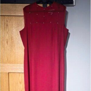 Karen Miller Elegant Red Dress Size 16